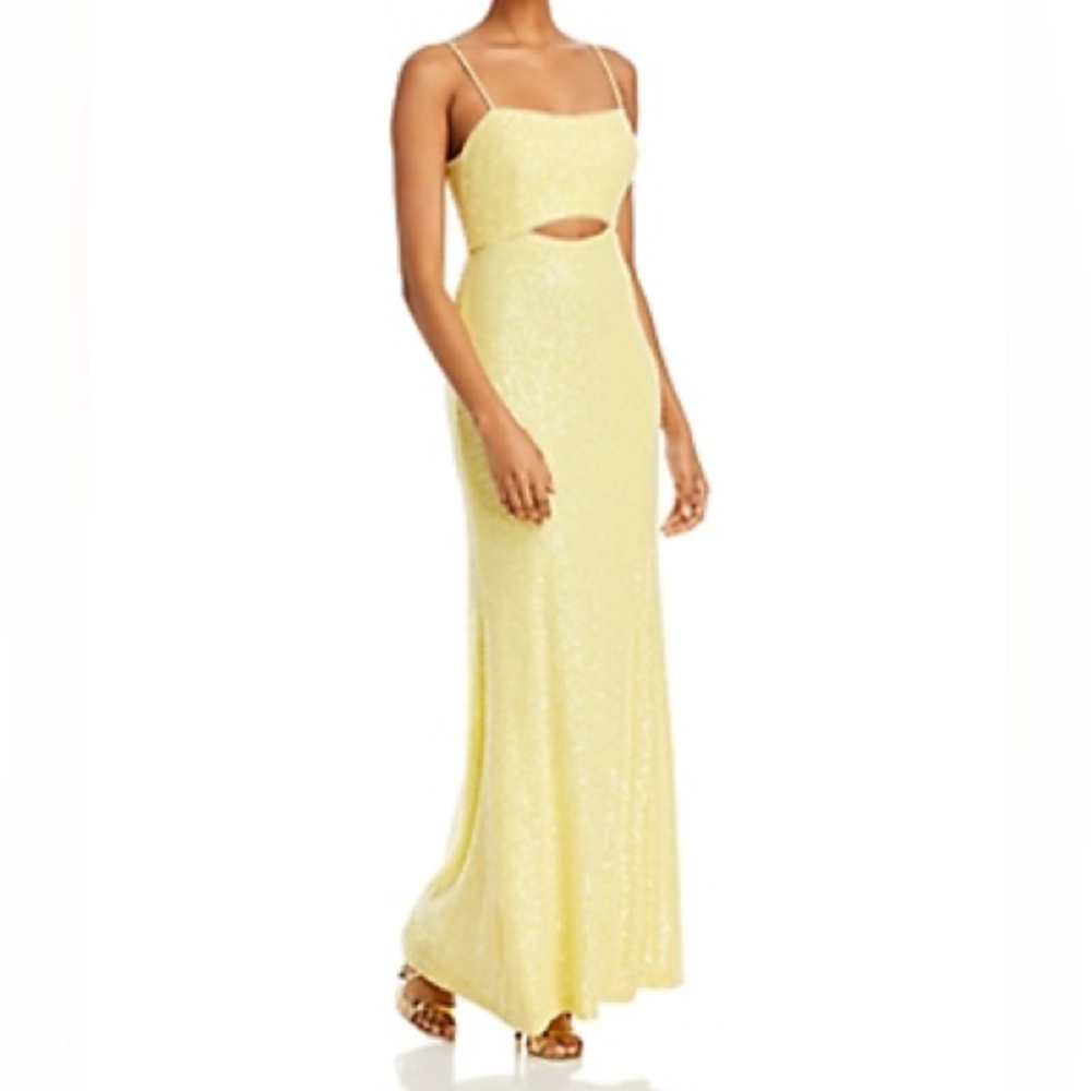 Aqua Cut out dress